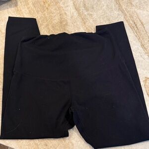 Black Maternity Leggings Medium